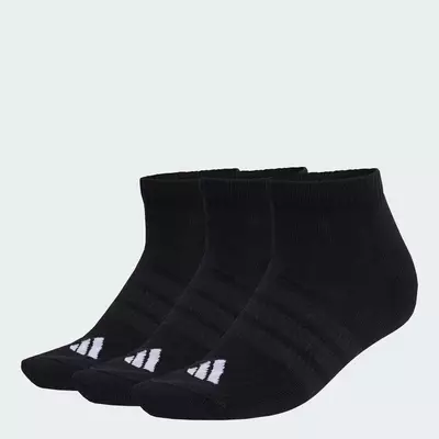 adidas Phong cách sống Bộ 3 Đôi Tất Cổ Thấp Lót Đệm adidas Essentials Unisex Đen KD6720