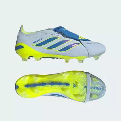adidas Bóng đá Giày Đá Bóng Sân Cỏ Thật Đất Cứng PREDATOR ELITE Lưỡi Gà Gập Unisex Màu xanh da trời JS0378