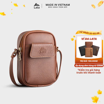 Túi Lata (Thời trang nữ đựng điện thoại mini - Túi đeo chéo da HN118)