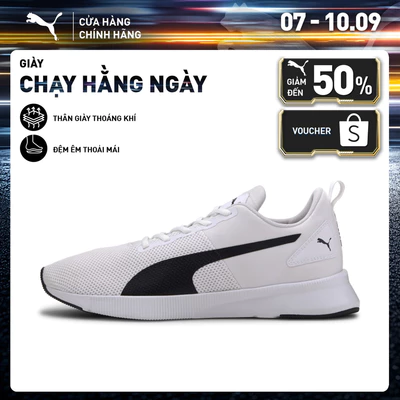 Giày Chạy Bộ PUMA Unisex FLYER RUNNER White-Black Màu Trắng