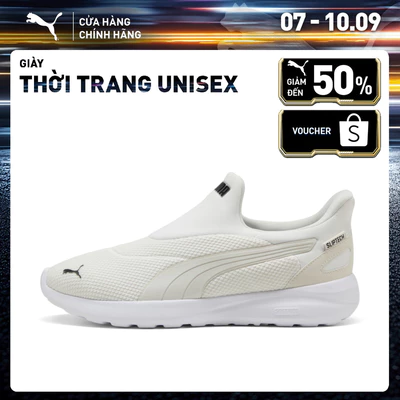 Giày Thời Trang PUMA Unisex SOFTRIDE COSMIC SLIPTECH Vapor Gray Màu Xám