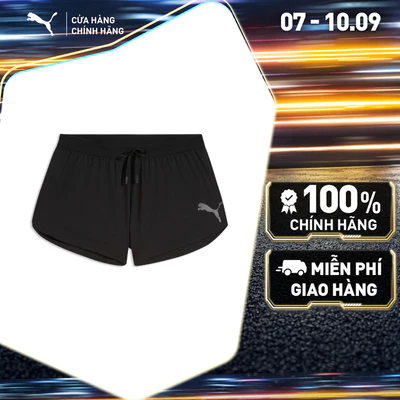 Quần Đùi Thể Thao Chạy Bộ PUMA Nam M LIGHTSPEED UW 2 SPLIT SHRT Black Màu Đen