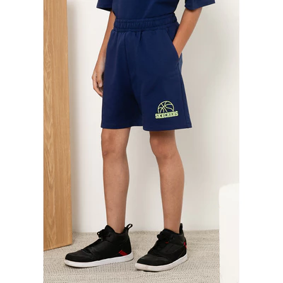 Quần Đùi Thể Thao Trẻ Em Skechers Basketball Culture Shorts - SL325K265-007D Online Sale