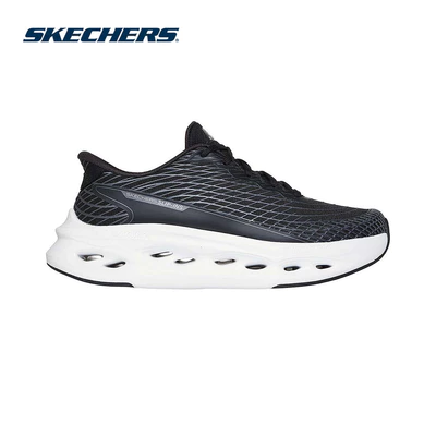 Giày Thể Thao Nữ Skechers Slip-ins Performance Max Cushioning Glide-Step Sapphire - 129404-BKW Air-Cooled Goga Mat