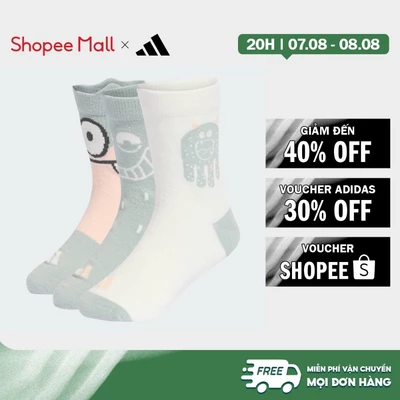 [Duy nhất 8.8 - VOUCHER 30%]adidas Phong cách sống BỘ 3 ĐÔI TẤT TIRO-NSTER Trẻ em màu xanh lá KA0296