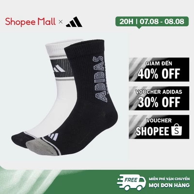 [Duy nhất 8.8 - VOUCHER 30%]adidas Phong cách sống Bộ 2 Đôi Tất Future Icon Unisex Đen JZ8002