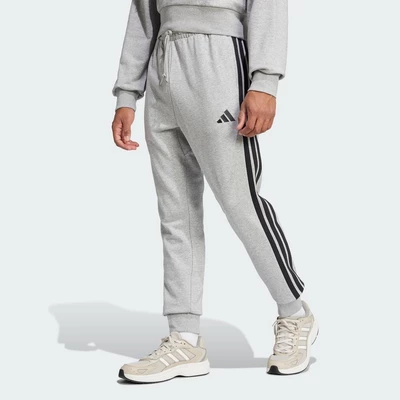 adidas Lifestyle Essential 3-Stripes French Terry Pants Men Grey JE6346