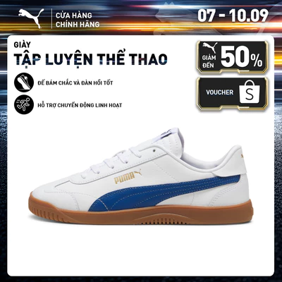 Giày Thể Thao PUMA Unisex Club 5v5 White-Clyde Royal-Gold Màu Trắng