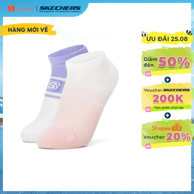 Vớ Thể Thao Trẻ Em Skechers SKX Court Club Socks Low Cut Socks (2 Pairs) - L226K034-06GE