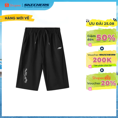 Quần Lửng Thể Thao Bé Trai Skechers Performance Capri - P226B025-0018