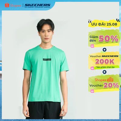 Áo Thun Tay Ngắn Nam Skechers Running Performance Short Sleeve Tee - SP325M323-03KJ Online Sale