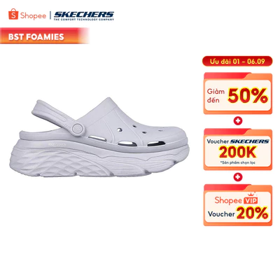 Giày Clog Nữ Skechers Foamies Max Cushioning - 111127-LAV