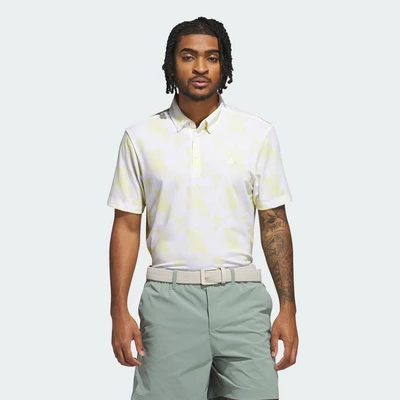 adidas Đánh gôn Áo Polo Họa Tiết Go-To Nam trắng JF4936