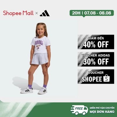 [Duy nhất 8.8 - VOUCHER 30%]adidas Lifestyle ADIDAS DISNEY MINNIE MOUSE T-SHIRT SET Women White JZ3564