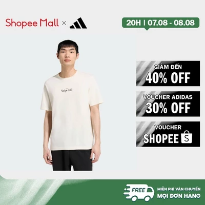 [Duy nhất 8.8 - VOUCHER 30%]adidas Phong cách sống ÁO THUN GRAPHIC COFFEE CAFE DONUT BAG Nam trắng KT9716