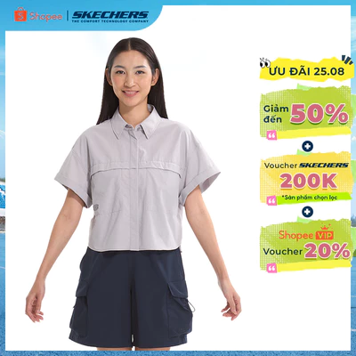 Shirt Nữ Skechers Lifestyle Physical Academia Collection Trendy Shirt - SL225W127-0001 Online Sale