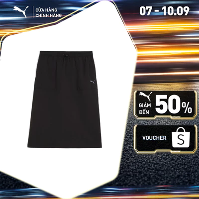 Váy Thể Thao PUMA Nữ HER Woven High-Waist Skirt Black Màu Đen