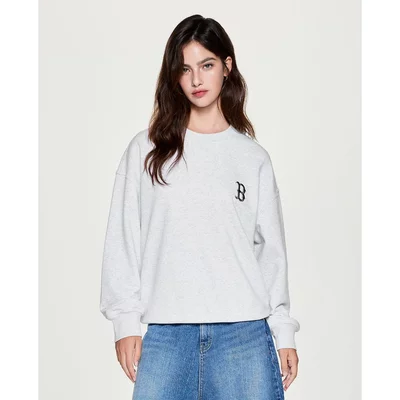 MLB - Áo sweatshirt unisex cổ tròn Basic Street Back Graphic_3AMTB3154-43MGL