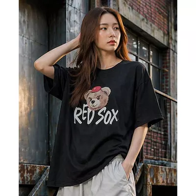 MLB - Áo thun unisex cổ tròn tay ngắn Mega Bear_3ATSE0163-43BKS