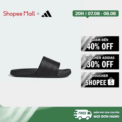 [Duy nhất 8.8 - VOUCHER 30%]adidas Lifestyle ADILETTE COMFORT 2.0 SLIDES Unisex Black HQ2467