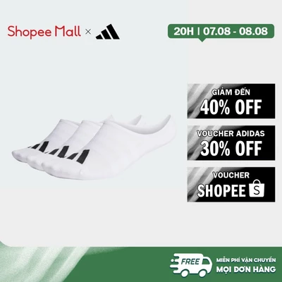 [Duy nhất 8.8 - VOUCHER 30%]adidas Đánh gôn Bộ 3 Đôi Tất Ẩn Nam trắng HS5577