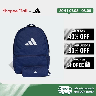 [Duy nhất 8.8 - VOUCHER 30%]adidas Phong cách sống Ba Lô Kèm Túi Đựng Bút Chì Unisex Màu xanh da trời KE0140