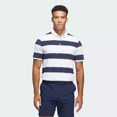 adidas Đánh gôn ÁO POLO ULTIMATE365+ JUMBO STRIPE CLIMACOOL Nam trắng JZ0475
