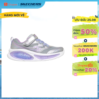 Giày Thể Thao Bé Gái Skechers S-Lights Cosmic Glow 2.0 Thường Ngày - 303737L-SMLT