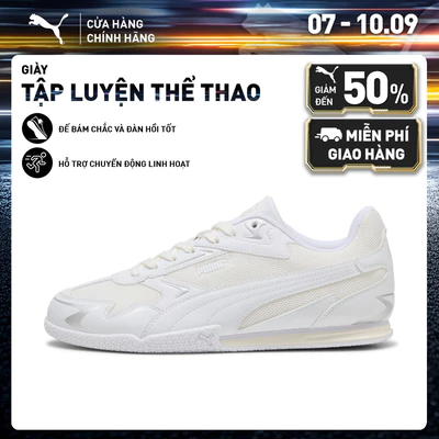 Giày Thể Thao PUMA Nữ Bella Donna Y2K Warm White-White-Silver Màu Trắng