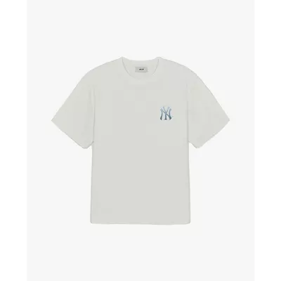 MLB - Áo thun unisex cổ tròn tay ngắn Monogram_3ATSM0863-50IVS