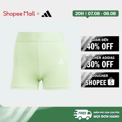 [Duy nhất 8.8 - VOUCHER 30%]adidas Gym & Training Quần Legging Hyperglam 3 Inch Nữ màu xanh lá IS4062