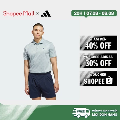 [Duy nhất 8.8 - VOUCHER 30%]adidas Đánh gôn ÁO POLO IN HỌA TIẾT DỆT NỔI CHUYÊN DỤNG Nam màu xanh lá JY5464