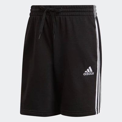 adidas Lifestyle Essentials French Terry 3-Stripes Shorts Men Black GK9597
