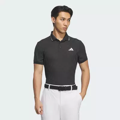 adidas Đánh gôn ÁO POLO NGẮN TAY JACQUARD Nam Đen JY8232