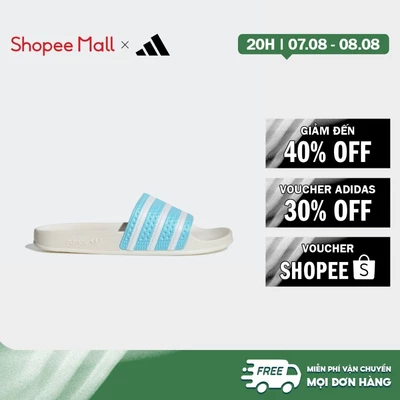 [Duy nhất 8.8 - VOUCHER 30%]adidas Phong cách sống Dép adilette Nam trắng GY2098