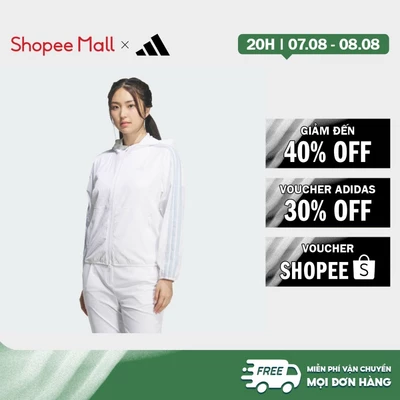 [Duy nhất 8.8 - VOUCHER 30%]adidas Đánh gôn ÁO KHOÁC KHÓA KÉO DỌC THÂN Nữ trắng KA4308