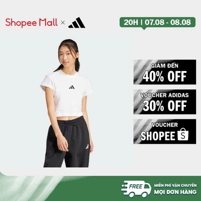 [Duy nhất 8.8 - VOUCHER 30%]adidas Phong cách sống Áo Baby Tee Logo Nhỏ Future Icons Nữ trắng JE4001