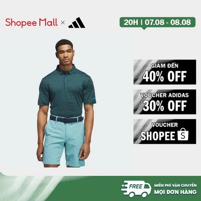 [Duy nhất 8.8 - VOUCHER 30%]adidas Đánh gôn Áo polo kẻ sọc Ultimate365 Dash Nam màu xanh lá JL5311