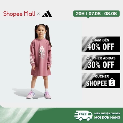 [Duy nhất 8.8 - VOUCHER 30%]adidas Phong cách sống Váy adidas Disney Minnie & Daisy Trẻ em Hồng IV9620