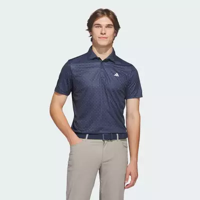 adidas Đánh gôn ÁO POLO CHUYÊN DỤNG IN HỌA TIẾT NỔI CHO TRẺ EM Nam Màu xanh da trời KC1115