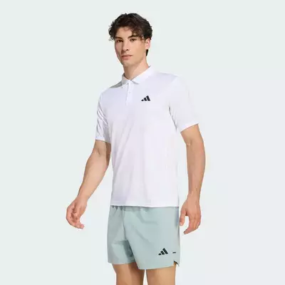 adidas Gym & Training ÁO POLO CƠ BẢN WORKOUT ESSENTIALS Nam trắng KD5436