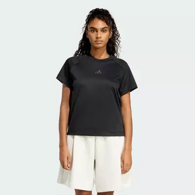 adidas Lifestyle SOFT LUX TEE Women Black KC8089