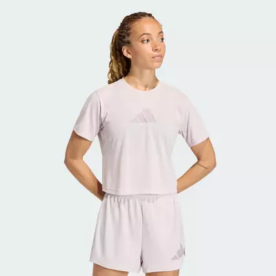 adidas Gym & Training Áo Thun Tập Train Essentials Big Logo Performance Nữ Màu tím KC5563