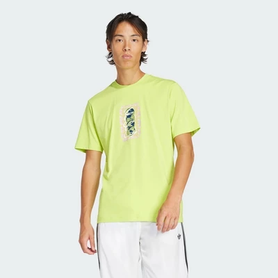 adidas Phong cách sống Áo Thun Trefoil Series Nam Màu vàng JD0675