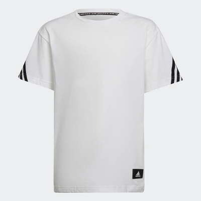 adidas Phong cách sống Áo Thun 3 Sọc Future Icons Trẻ em trắng H26629