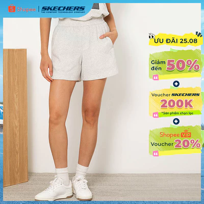 Quần Đùi Thể Thao Nữ Skechers Basketball Culture Shorts - SL325W421-MGM3 Online Sale