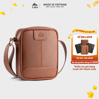 Túi Lata (Thời trang nam công sở cao cấp - Túi đeo chéo da TN34)