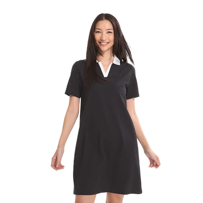 Short Sleeve Polo Dress Nữ Skechers LifestylePhysicalAcademiaCollectionTrendy Polo Dress-L125W038-0018 Online Sale
