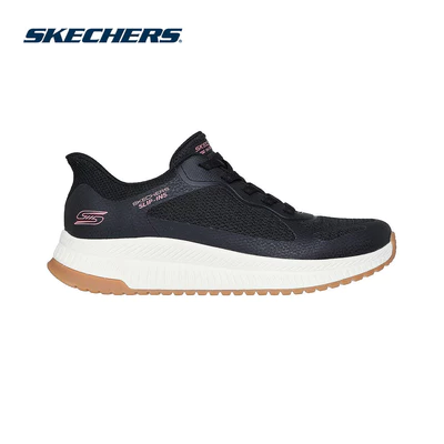 Giày Thể Thao Nữ Skechers Slip-ins BOBS Squad 4 Staple Look Thường Ngày-117624-BLK