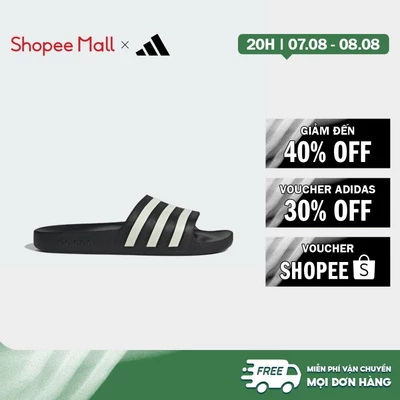 [Duy nhất 8.8 - VOUCHER 30%]adidas Phong cách sống Dép quai ngang Adilette Aqua Unisex Đen JI1405
